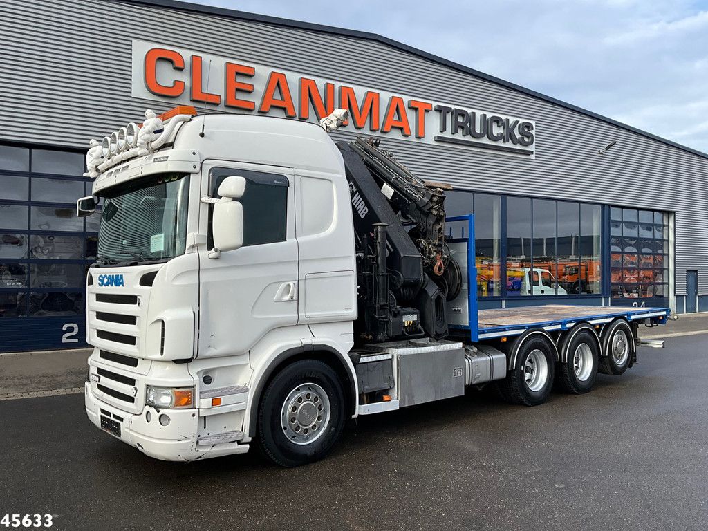 Scania R 560 V8 8x4 Retarder Hiab 47 Tonmeter laadkraan + Fly-Jib!