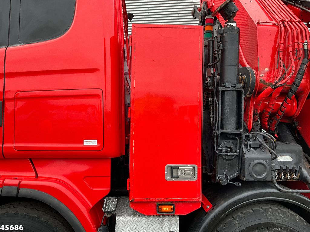 Scania R620 V8 8x4 Hiab 105 Ton/meter laadkraan + Fly-Jib!