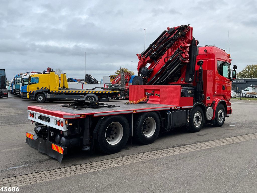 Scania R620 V8 8x4 Hiab 105 Ton/meter laadkraan + Fly-Jib!