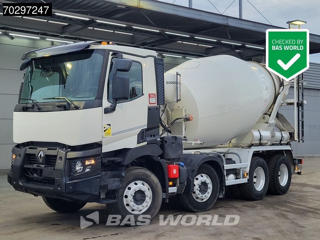 Renault C 430 8X4 9m3 Mixer Steelsuspension Automatic Euro 6