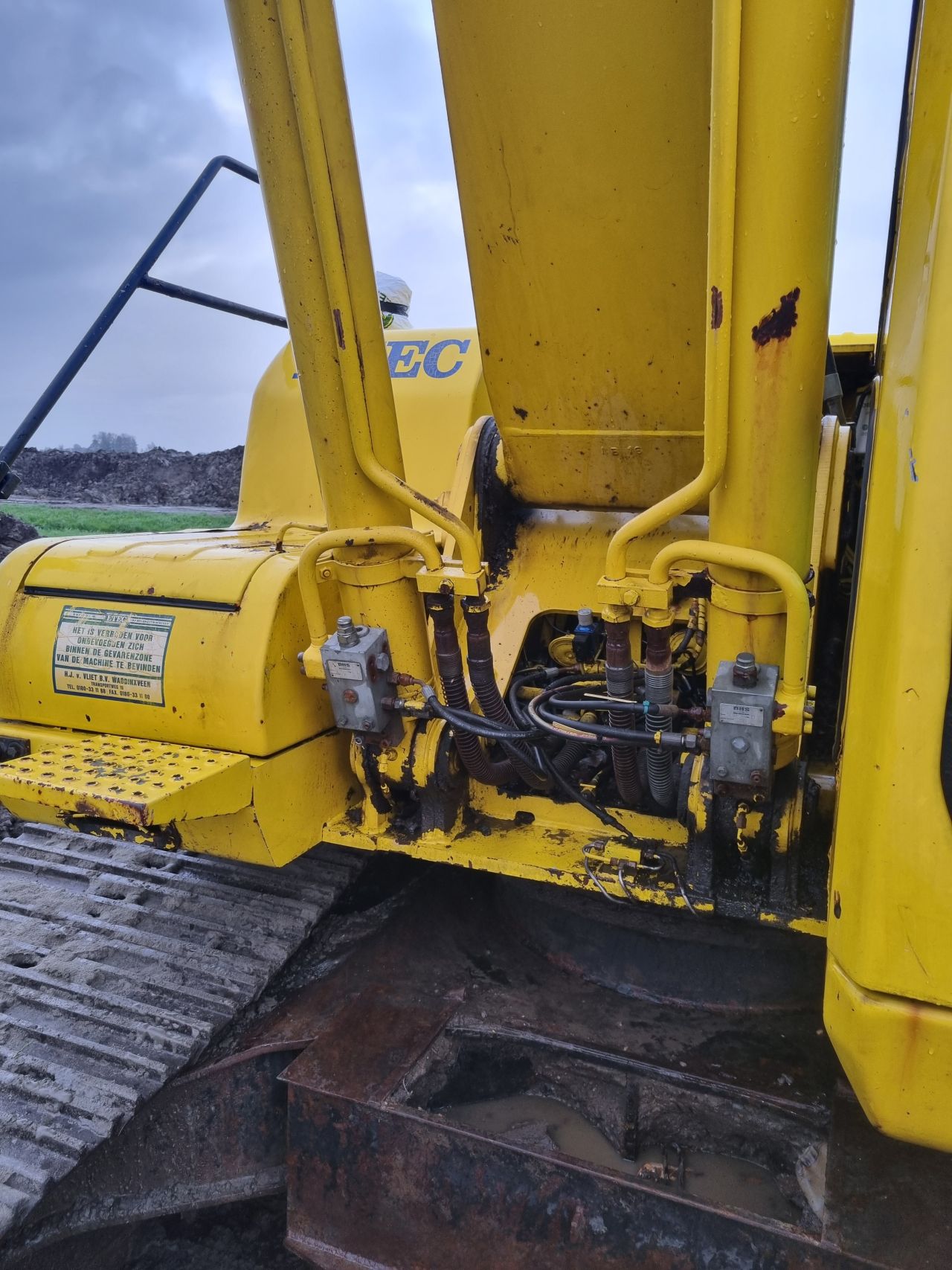 ETEC 818 RLC rupskraan/graafmachine