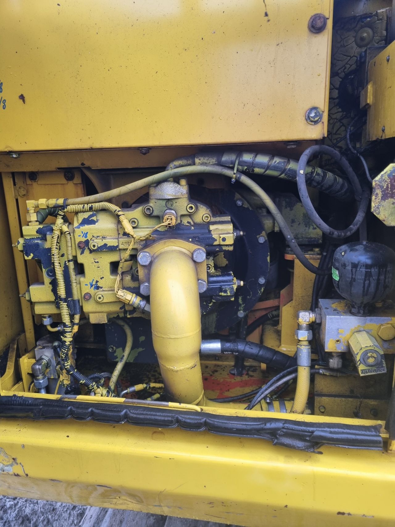 ETEC 818 RLC rupskraan/graafmachine