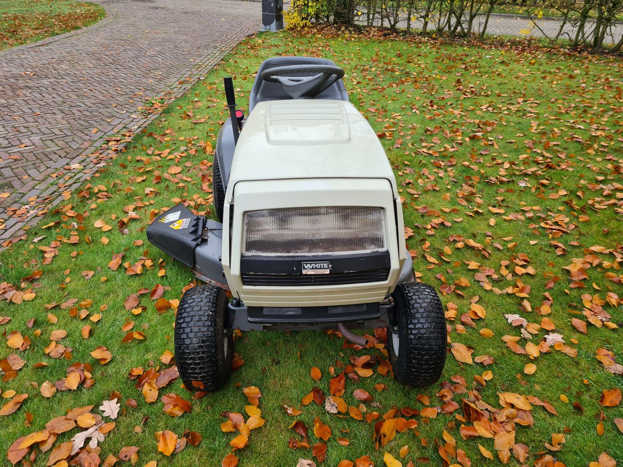 White zitmaaier zijlosser.