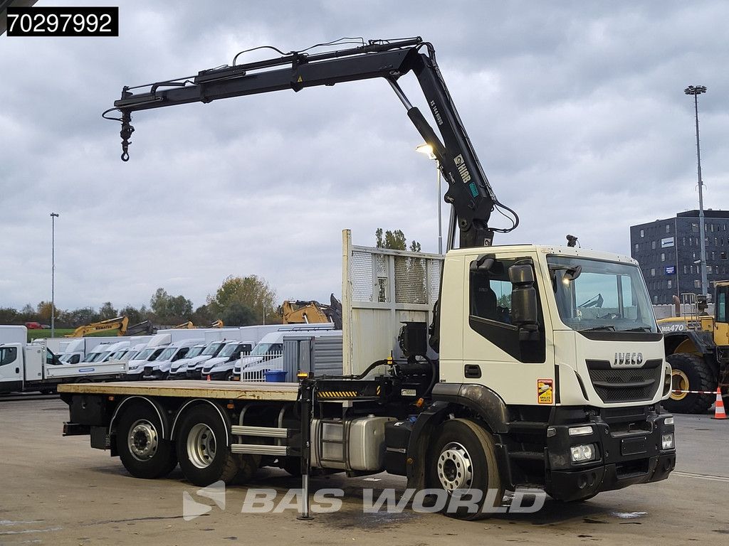 Iveco Stralis Stralis 310 6X2 HIAB 144 BS-2 Crane Kran Lift+Steering-Axle Manual Euro 5