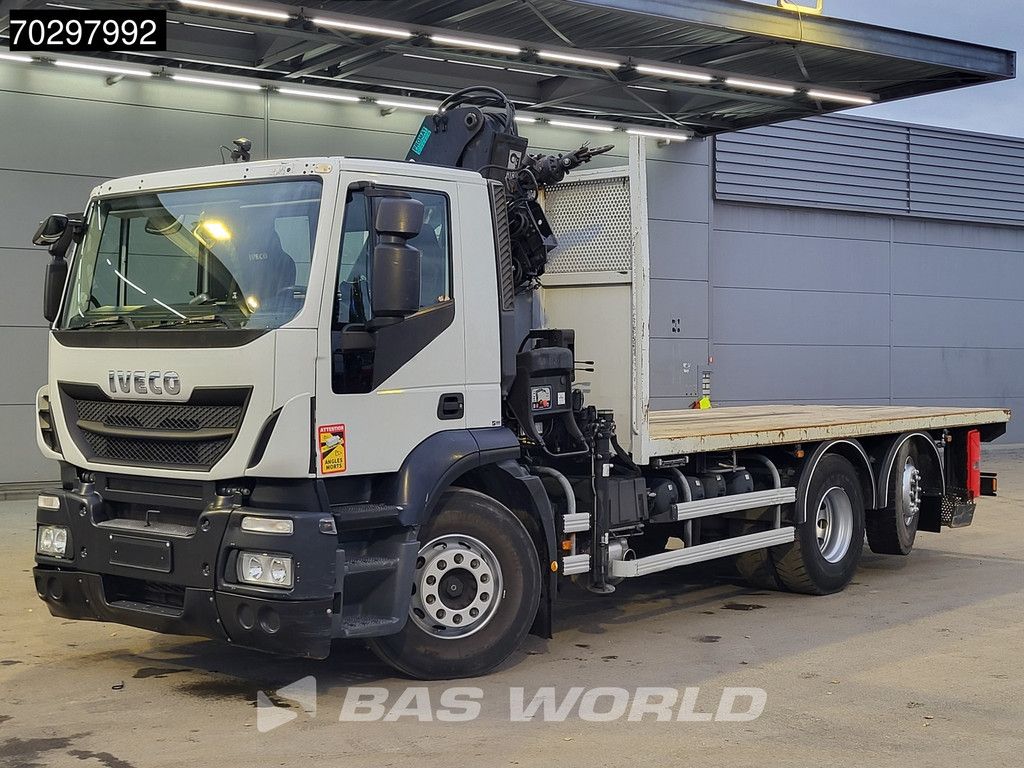 Iveco Stralis Stralis 310 6X2 HIAB 144 BS-2 Crane Kran Lift+Steering-Axle Manual Euro 5