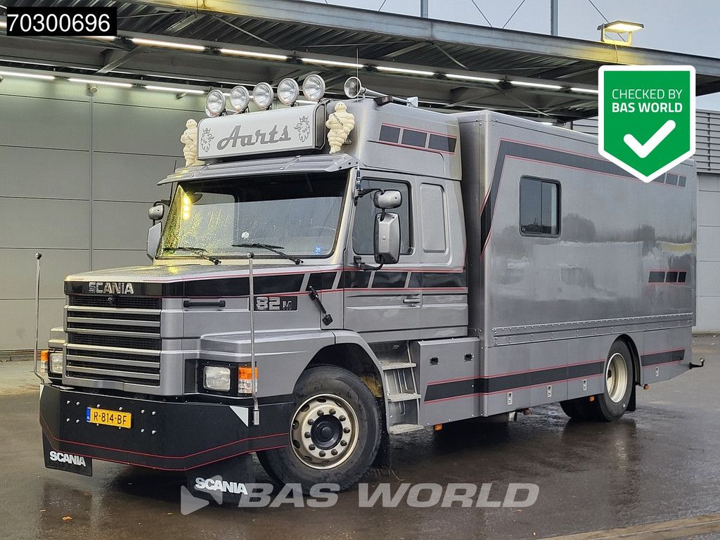 Scania TM 85M 4X2 NL Classis Camper Truck APK 1500kg tailgate Manual