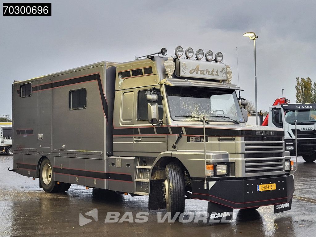 Scania TM 85M 4X2 NL Classis Camper Truck APK 1500kg tailgate Manual