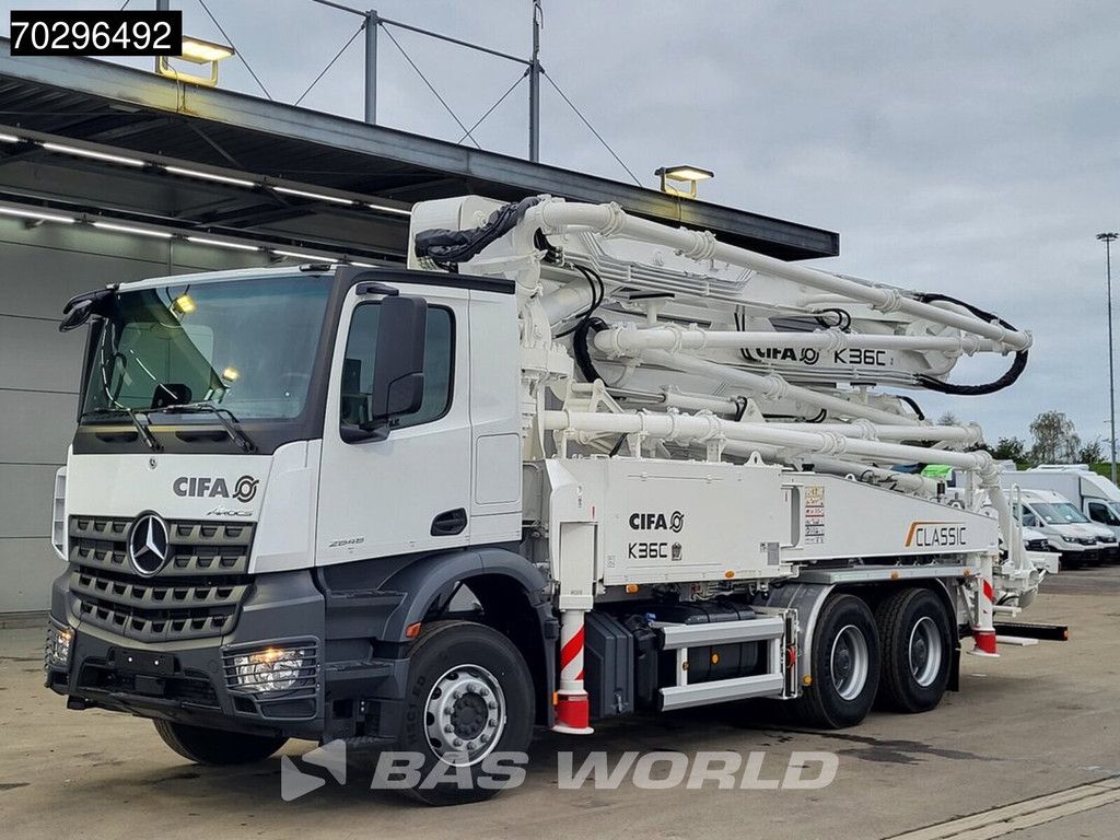 Mercedes Arocs 2646 6X4 NEW! 36 meter Concrete Pump CIFA K36C-PU17080 Automatic Euro 6