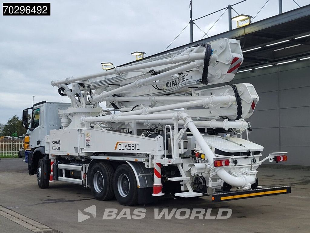 Mercedes Arocs 2646 6X4 NEW! 36 meter Concrete Pump CIFA K36C-PU17080 Automatic Euro 6