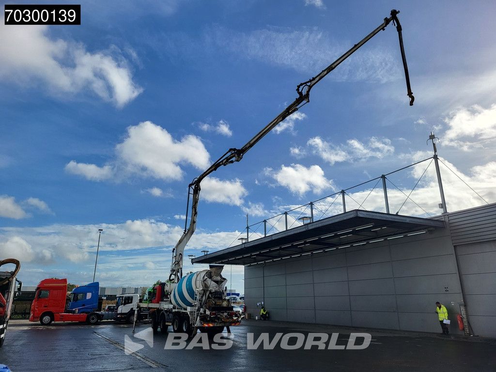 Astra HD8 84 45 8X4 31 meter Putzmeister TMP 31.89S PUMI + 7m3 mixer Euro 3