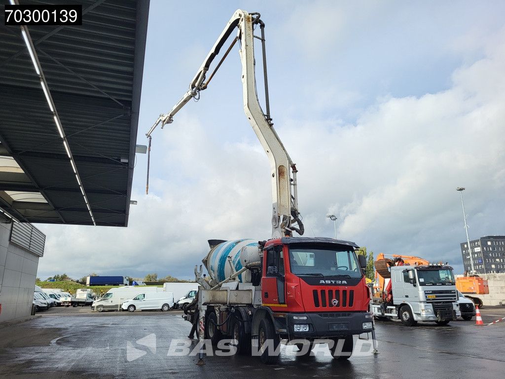 Astra HD8 84 45 8X4 31 meter Putzmeister TMP 31.89S PUMI + 7m3 mixer Euro 3