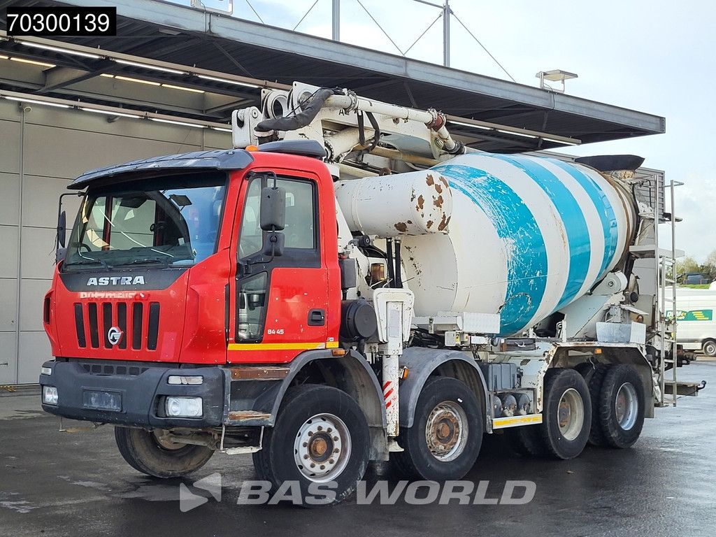 Astra HD8 84 45 8X4 31 meter Putzmeister TMP 31.89S PUMI + 7m3 mixer Euro 3