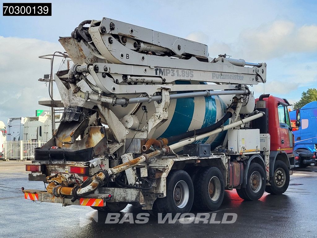 Astra HD8 84 45 8X4 31 meter Putzmeister TMP 31.89S PUMI + 7m3 mixer Euro 3