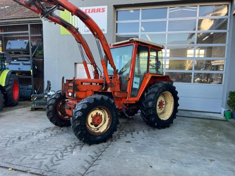 Renault 751-4, Frontlader, Kabine, Allrad