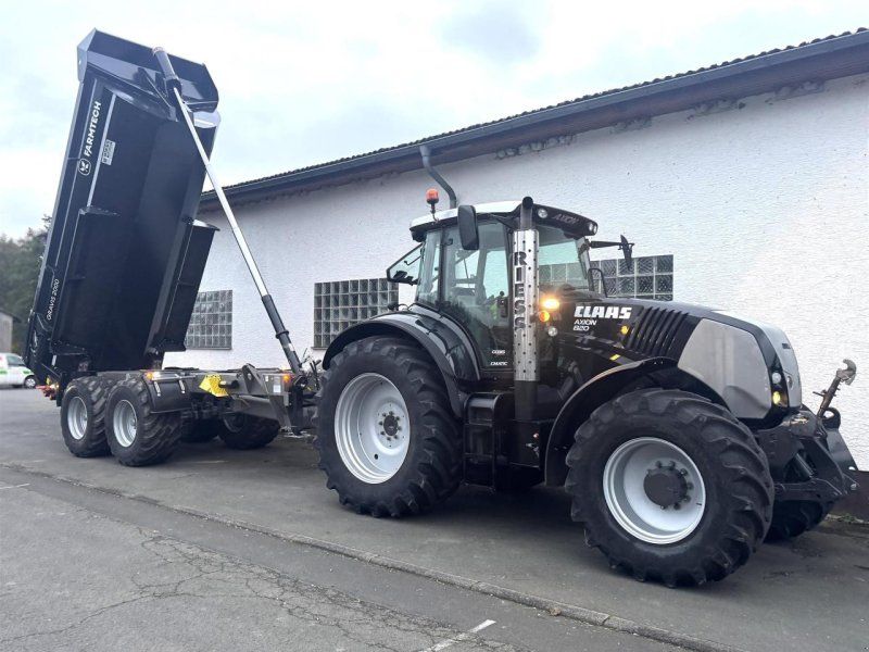 Claas AXION 810 Cmatic + Farmtech GRAVIS 2000