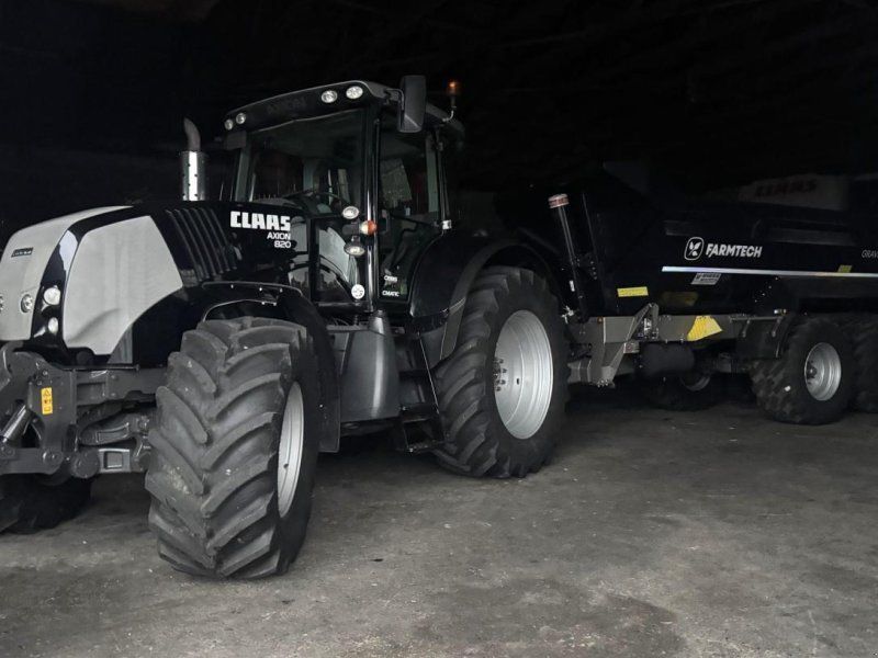 Claas AXION 810 Cmatic + Farmtech GRAVIS 2000