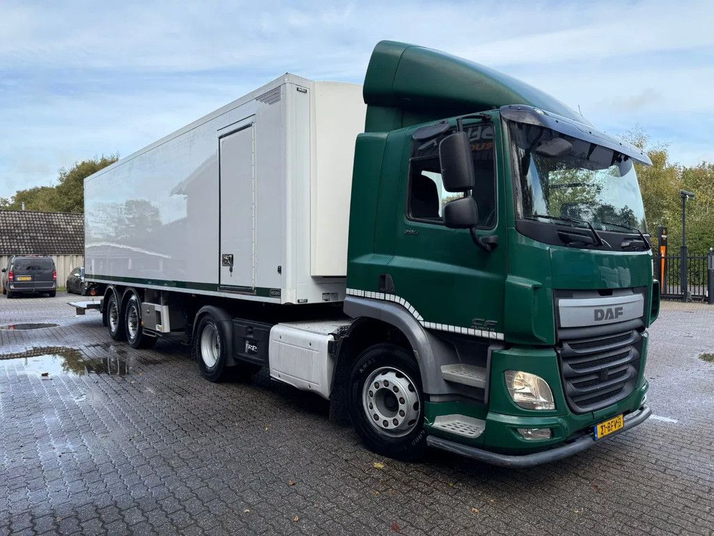 DAF CF 290 +HTF Koeloplegger TRS PTO koelmotor Dhollandia 3000KG NL466.995KM