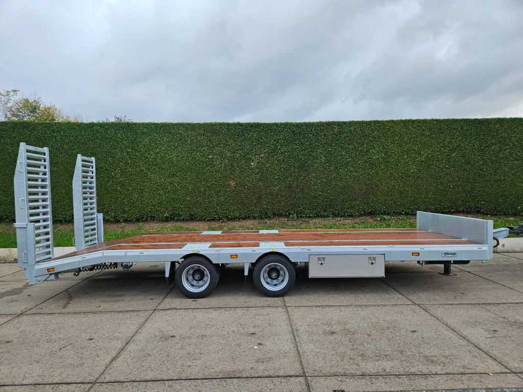 Veldhuizen 19,0-tons Tandem semi-dieplader aanhangwagen 7,5 m.