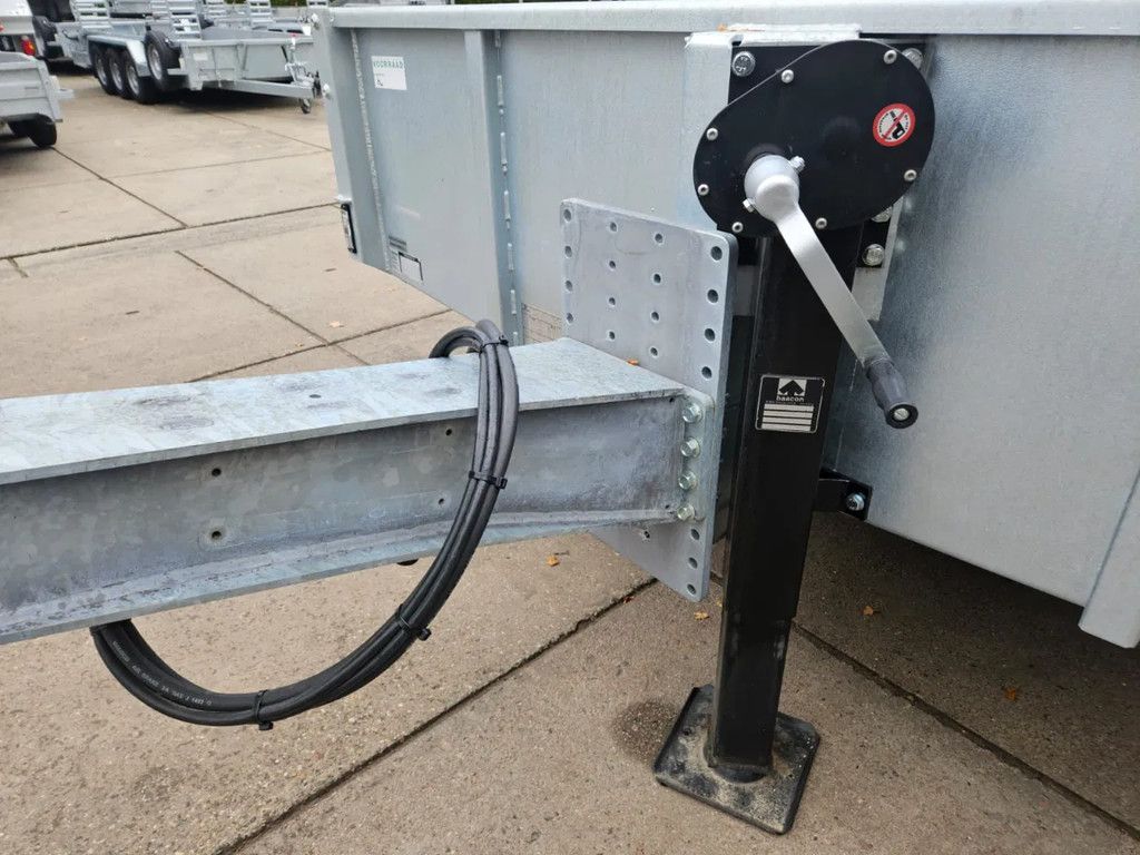 Veldhuizen 19,0-tons Tandem semi-dieplader aanhangwagen 7,5 m.