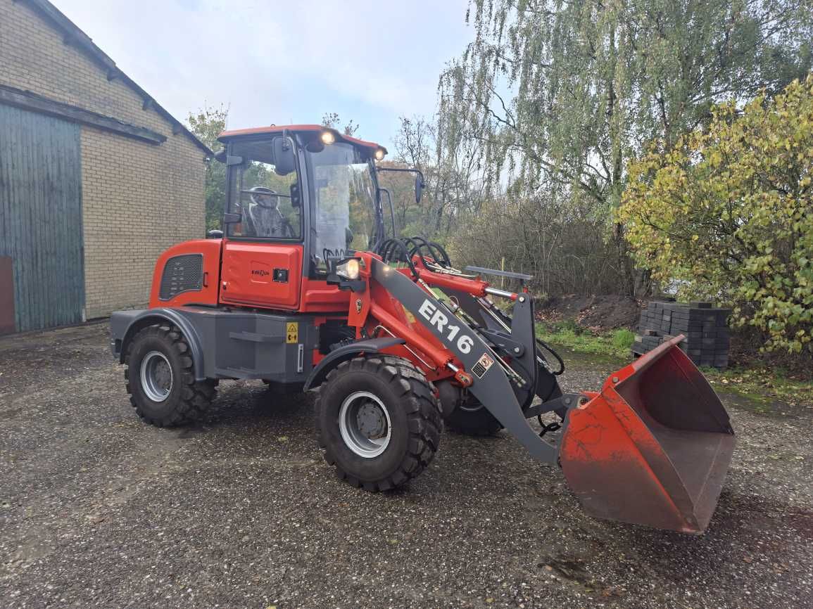Everun ER16 Full option Knikshovel met slechts 68 uur
