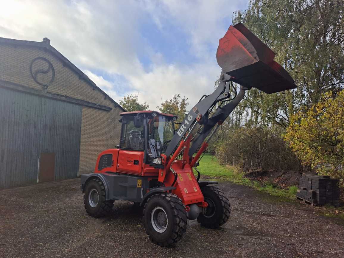 Everun ER16 Full option Knikshovel met slechts 68 uur