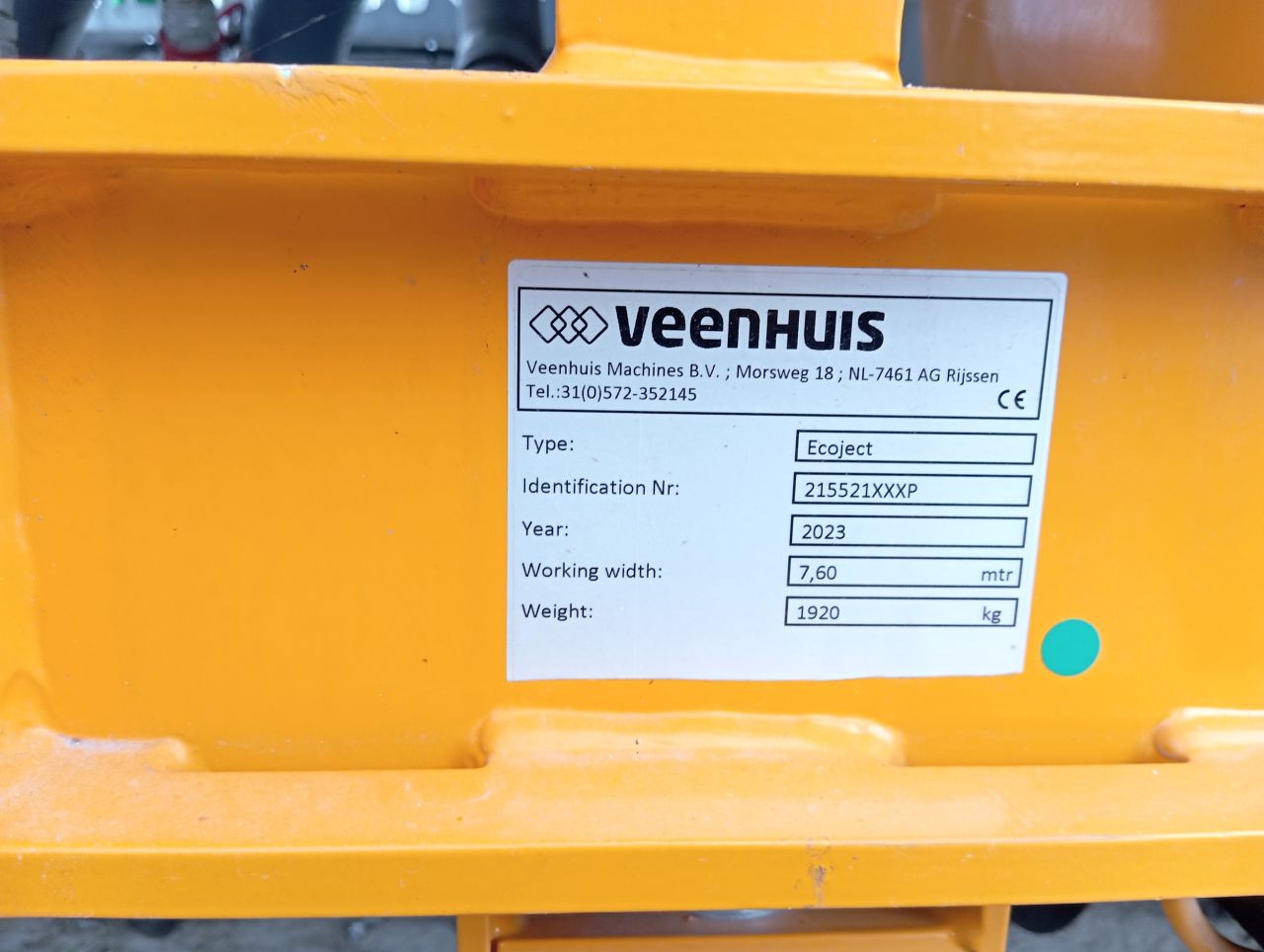 Veenhuis Ecoject 7.60 Mestinjecteur