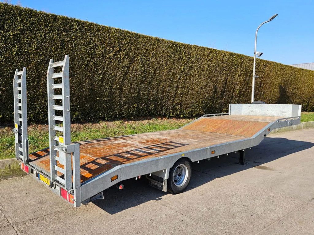 Veldhuizen 5,0-tons Semi-dieplader oplegger 7,5 m.