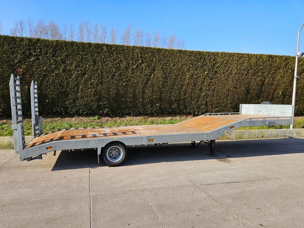 Veldhuizen 5,0-tons Semi-dieplader oplegger 7,5 m.