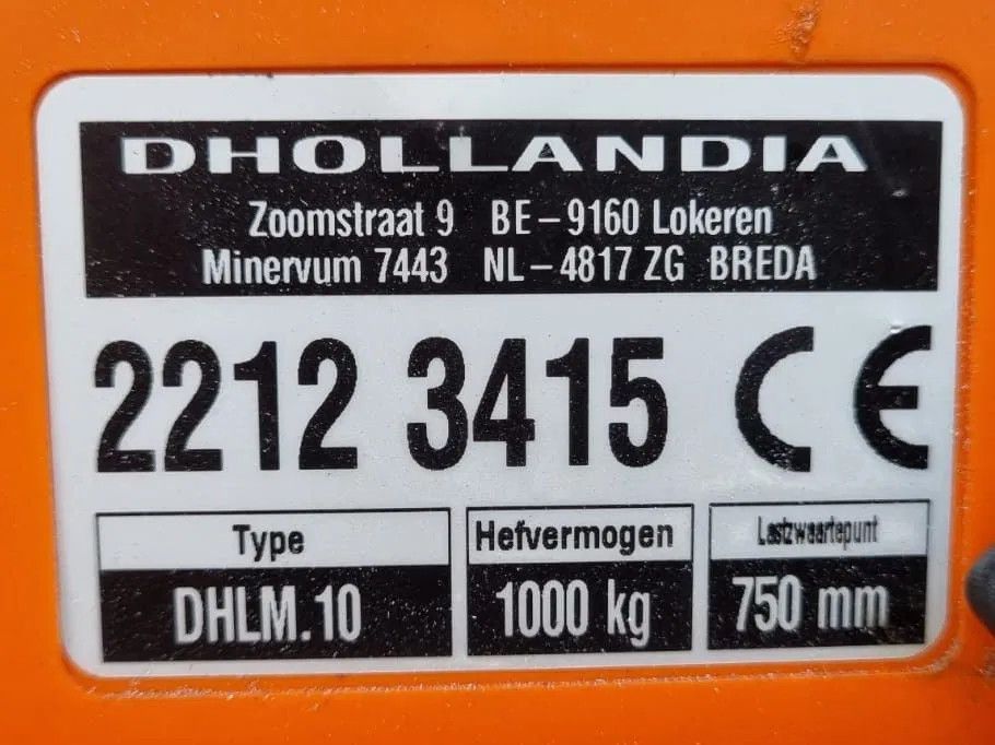 Veldhuizen 7,4-tons Gesloten oplegger 7,5 m.