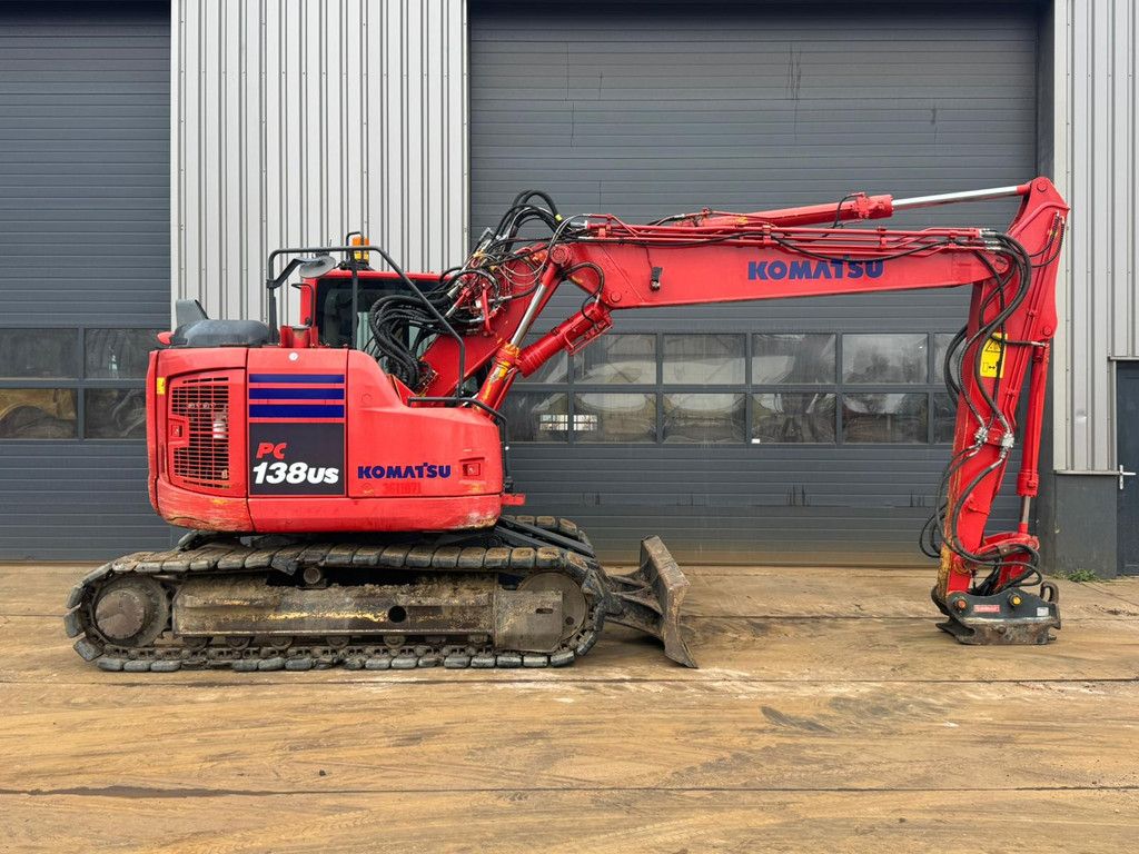 Komatsu PC138US - Tripple boom + blade