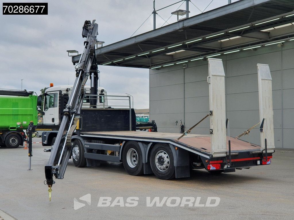 MAN TGS 35.360 8X2 HIAB X-Hiduo 158 BS-3 Crane Lift+lenkasche Machine transporter Euro 6