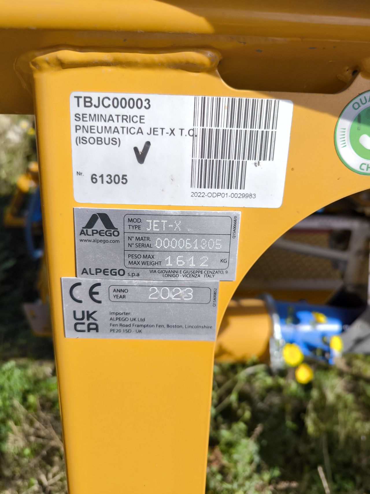 Alpego JET-X Pneumatische Zaaimachine