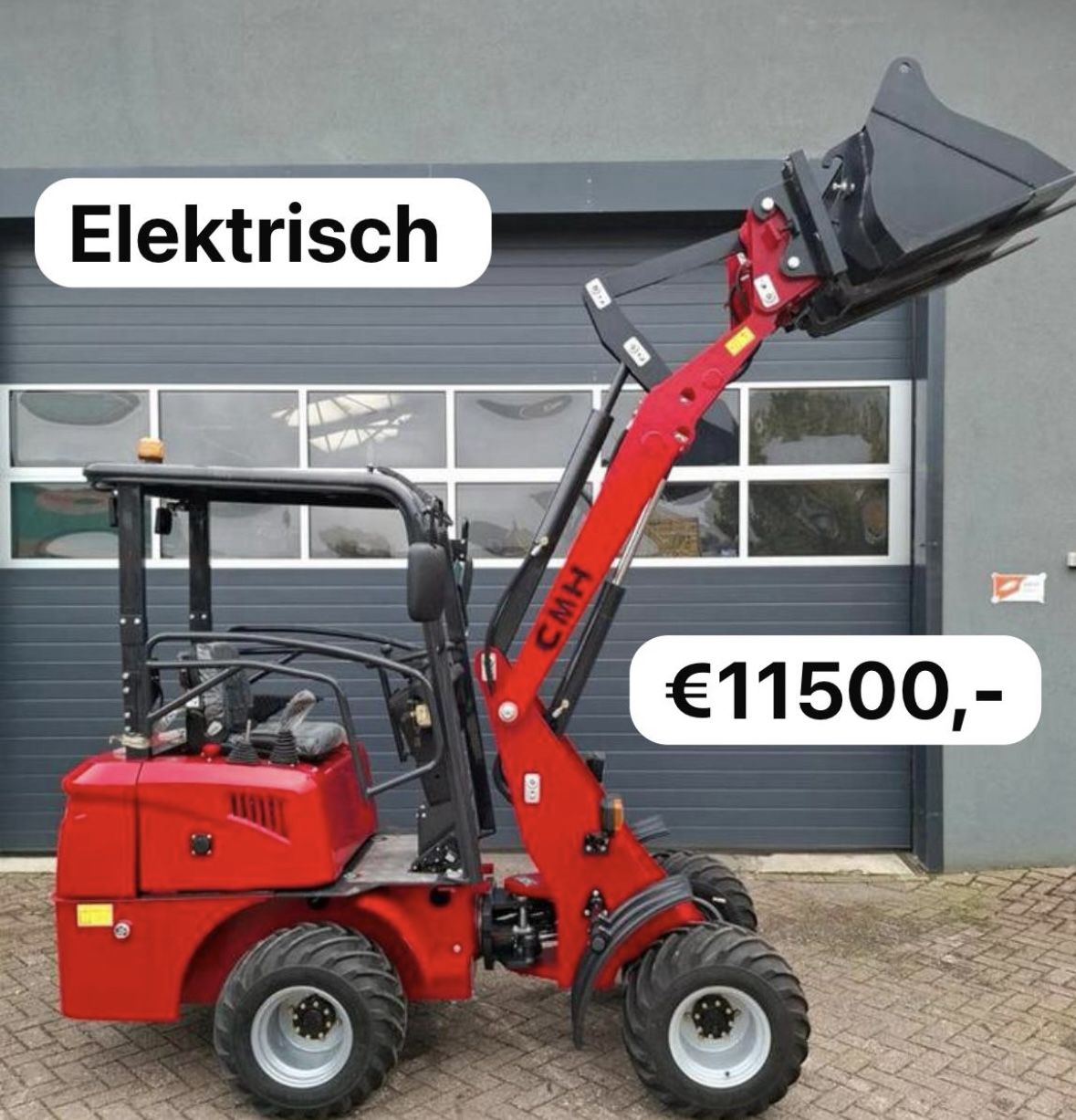 Cmh shovel loader elektrisch