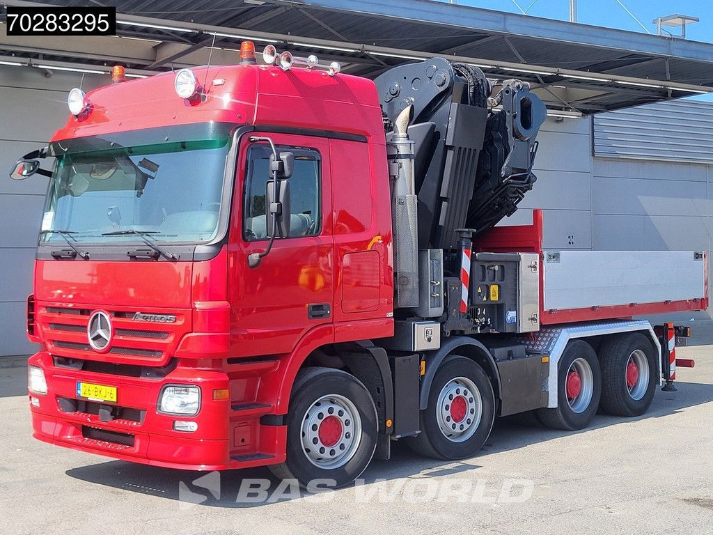 Mercedes 850 Actros 2648 8X4 Effer 850/9S Kran Fifth wheel Big-Axle Automatic Euro 5