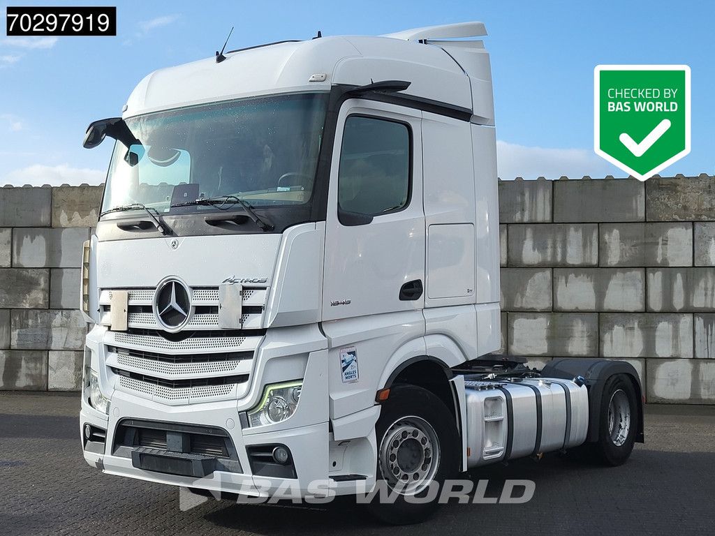 Mercedes Actros 1845 4X2 StreamSpace 2xTanks Standairco MirrorCam ACC Navi Euro 6