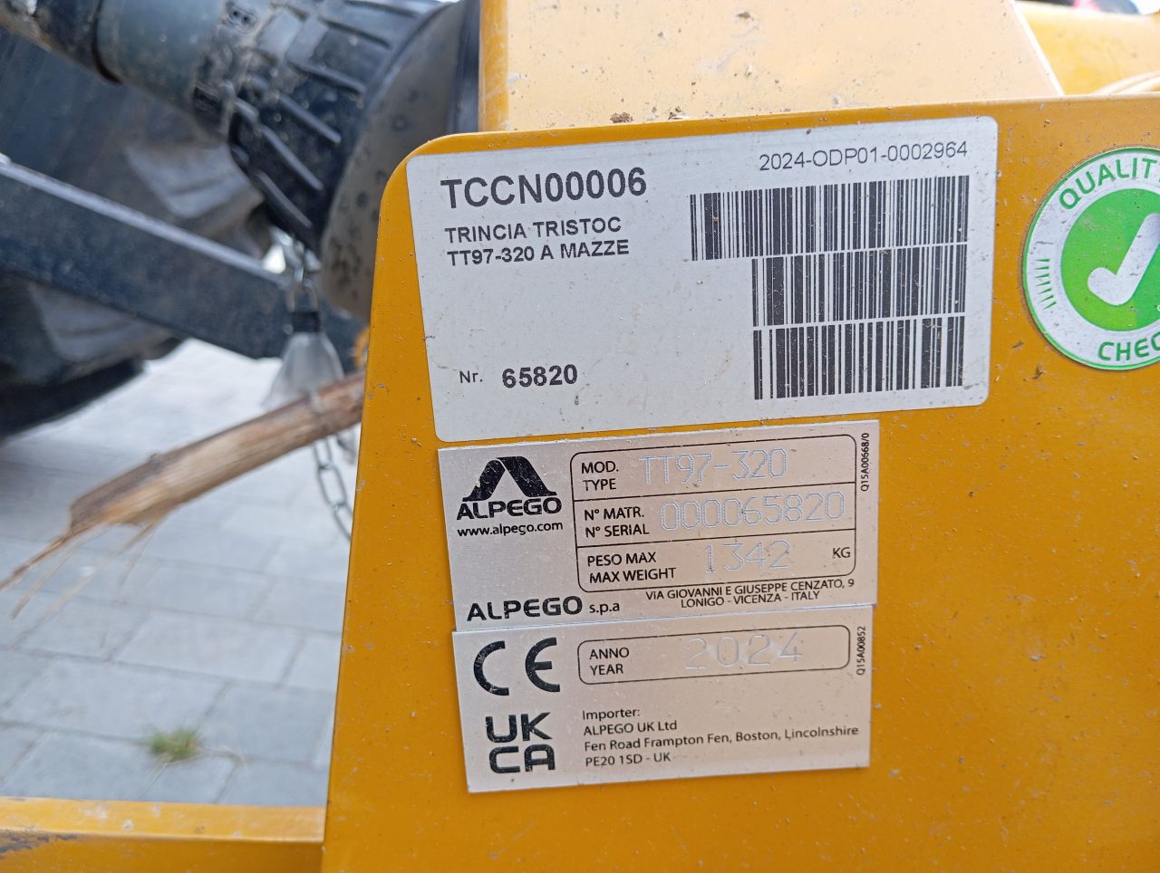 ALPEGO TRISTOC TT97-320 Klepelmulcher