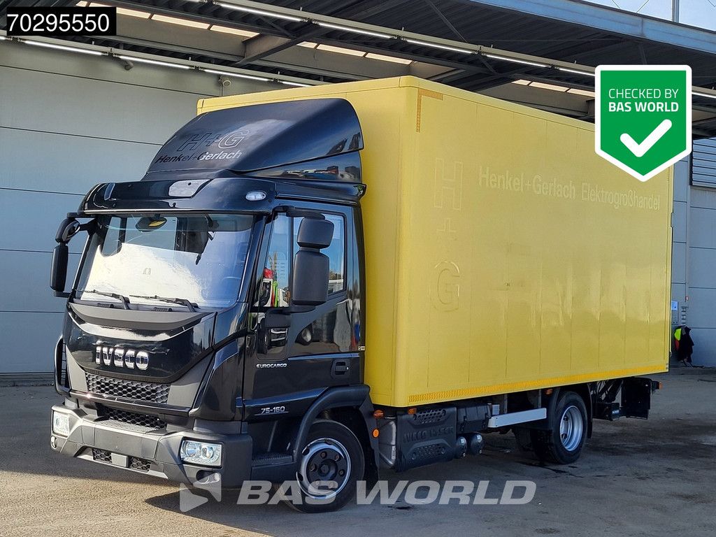 Iveco Eurocargo 75E160 4X2 7.5tonner Automatic 1000kg Ladebordwand Euro 6
