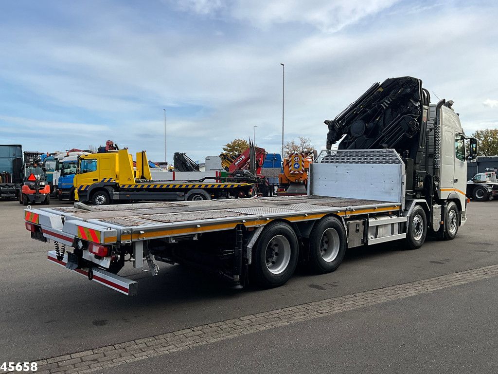Volvo FH 480 8x4 Retarder Hiab 80 Tonmeter laadkraan + Fly-Jib!