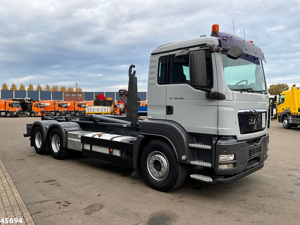 Man TGS 26.440 6x4 ZF Intarder Manual 26 Ton haakarmsysteem