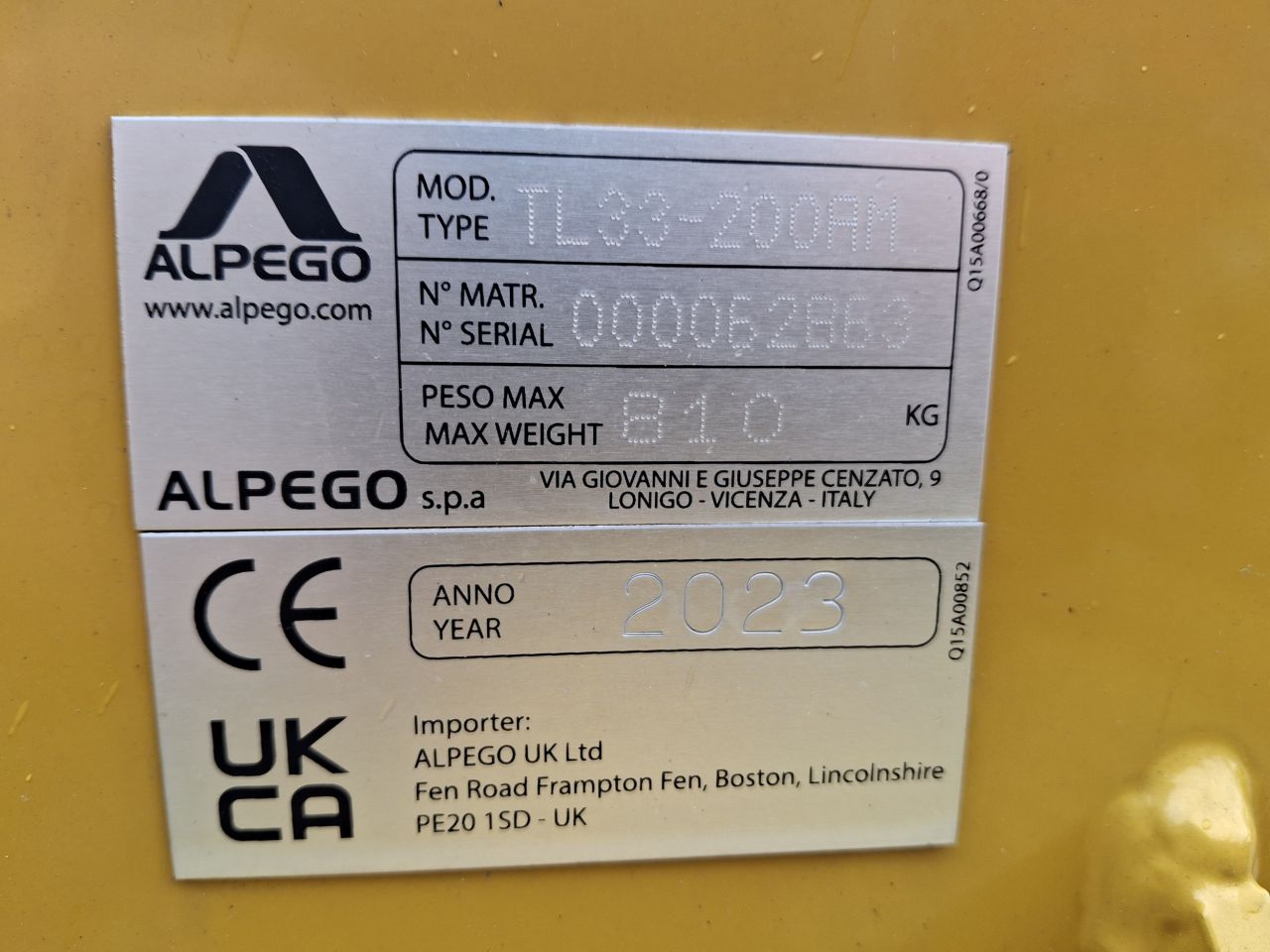 ALPEGO TRILAT TL33-200 Klepelmaaier