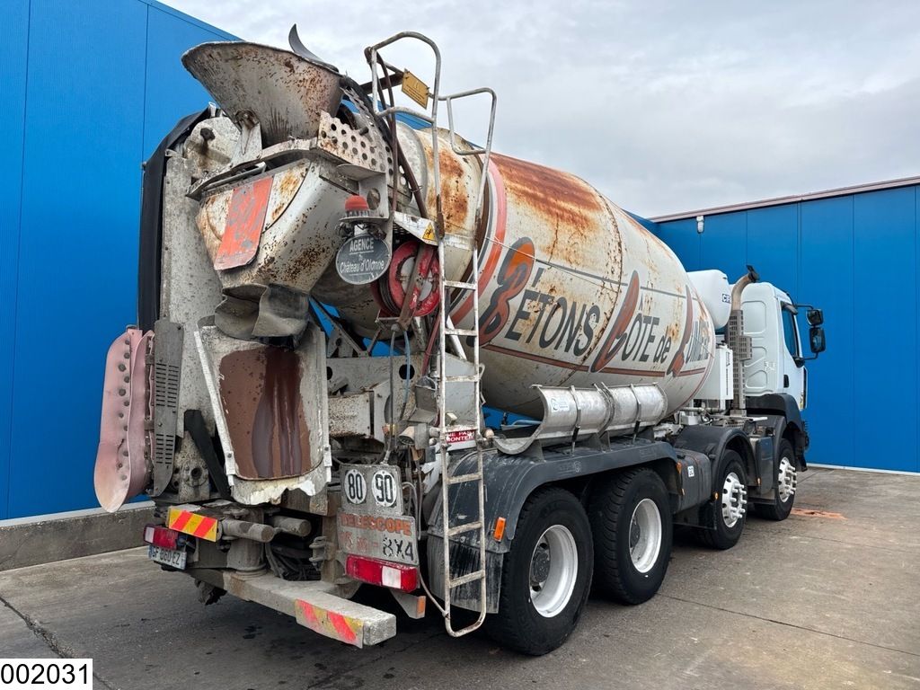 Renault Kerax 410 Dxi 8x4, EURO 4, 9m3, Steel suspension, Remote