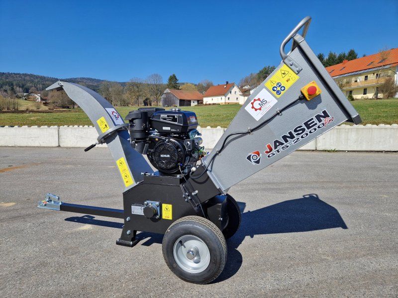 Jansen GTS-2000 pro häcksler Schredder E-Starter