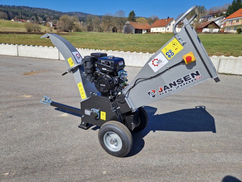 Jansen GTS-2000 pro häcksler Schredder E-Starter
