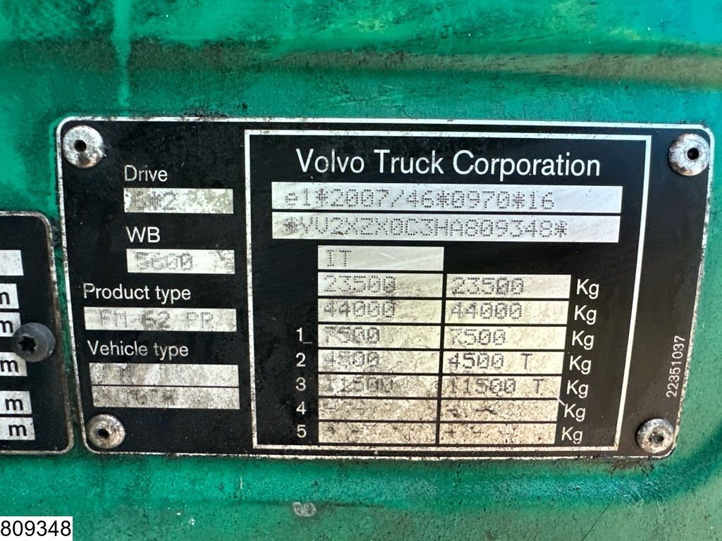 Volvo FM 450 EURO 6, Retarder, Standairco