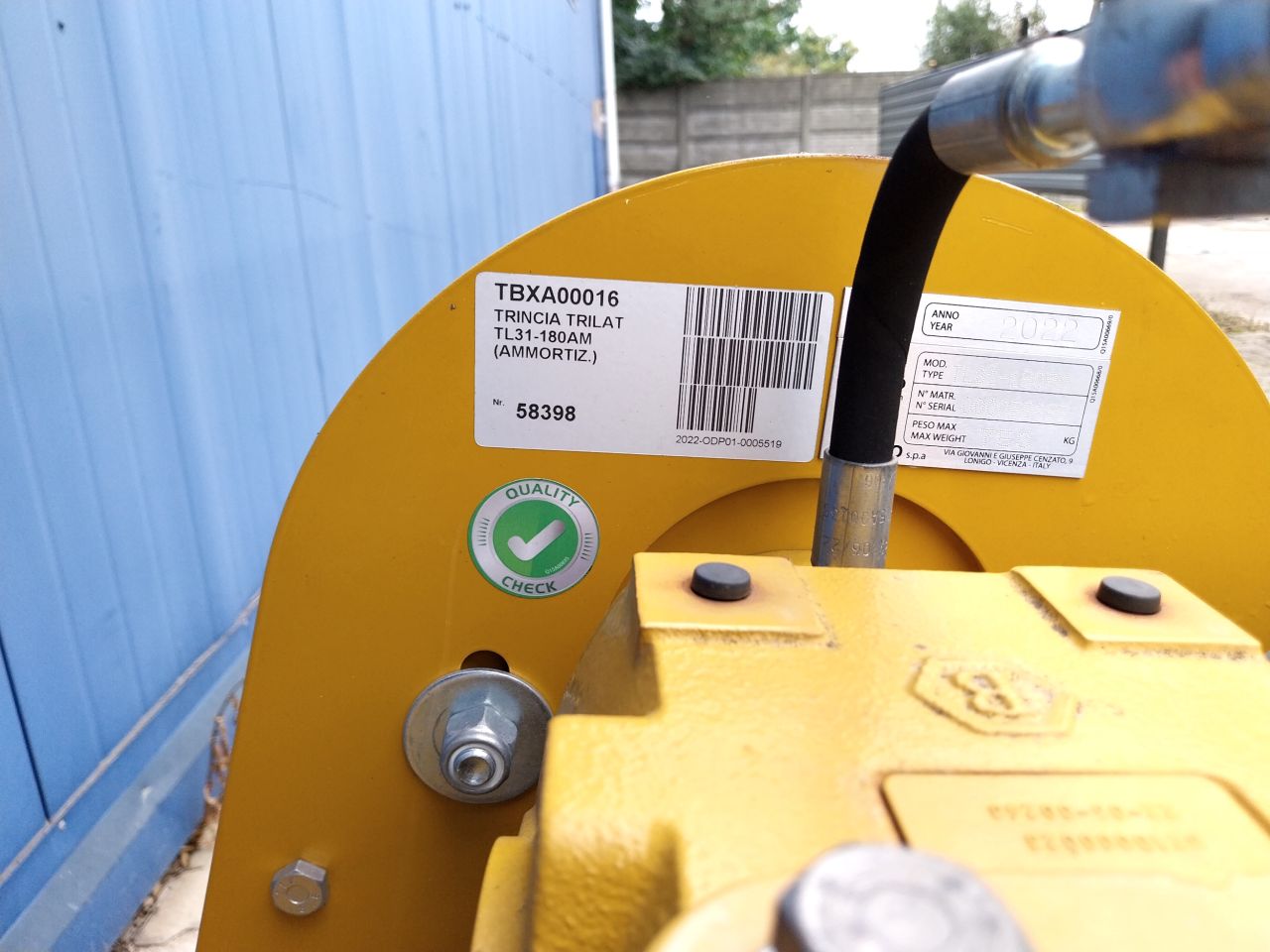 ALPEGO TL31-180 Klepelmaaier