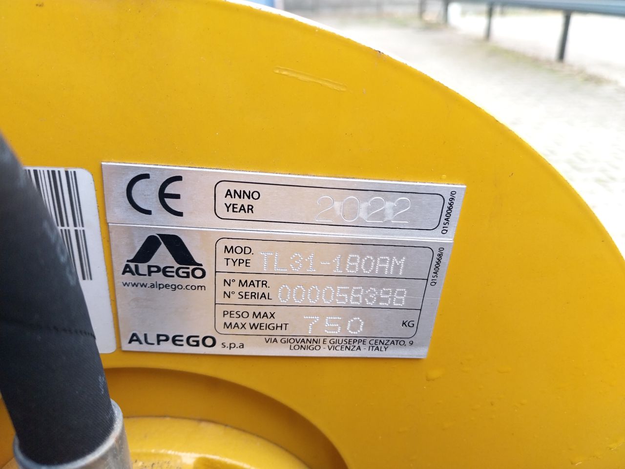 ALPEGO TL31-180 Klepelmaaier