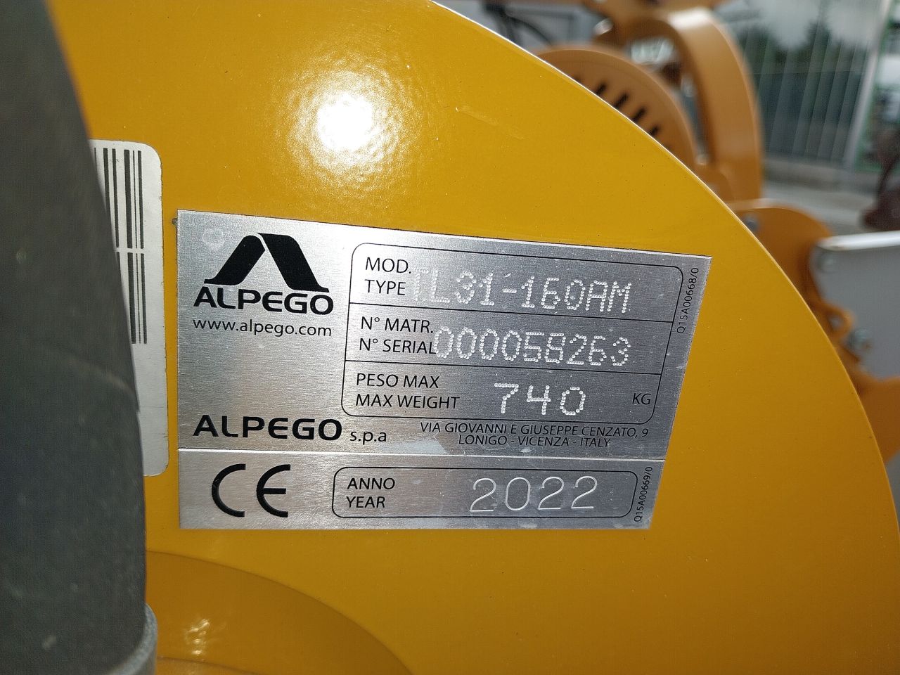 ALPEGO TL31-160 Klepelmaaier