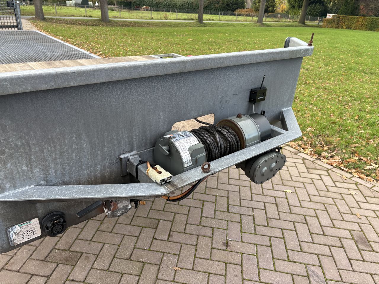 Be oplegger semi dieplader met roostervloer 10 ton (2018)