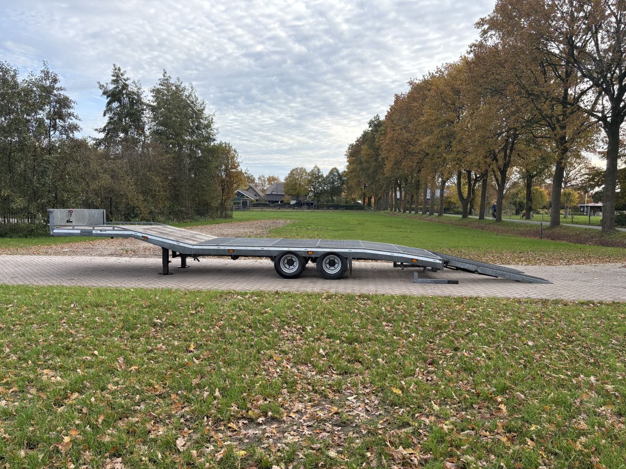 Be oplegger semi dieplader met roostervloer 10 ton (2018)