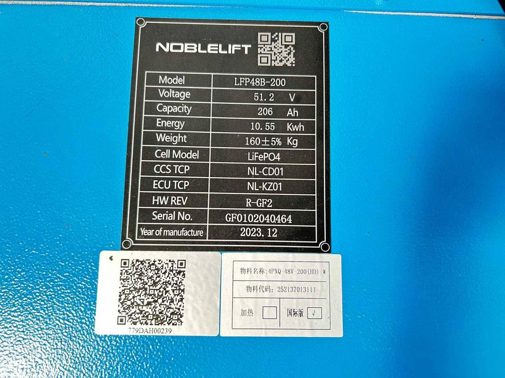 Forklift Noblelift FE4P16QC Electric 1600kg New